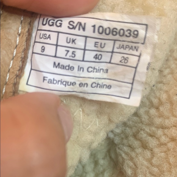 UGG Women's Tan Shearling Boots - Picture 7 of 7